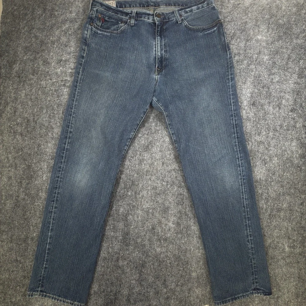 Vintage Polo Ralph Lauren Cortlandt 300 Jeans Mens 36 x 34 Blue Relaxed Straight